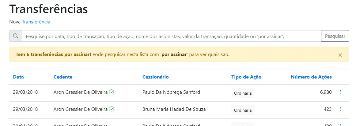 Lembrete de assebleia